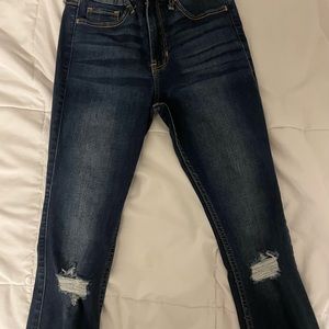 hollister ripped jeans